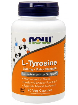 NOW L-Tyrosine 750 mg (90 капс.)