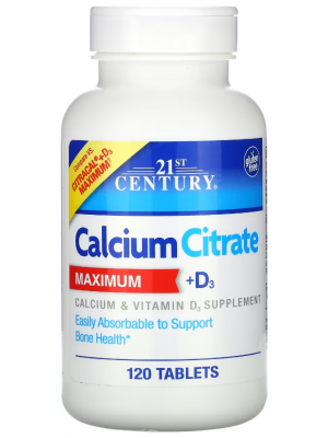21st Century Calcium Citrate (120 таб.)