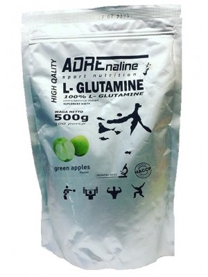 L - глютамин Adrenaline Sport Nutrition L-glutamine (500 гр.)