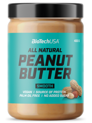 Арахисовая паста BioTech (USA) Peanut Butter Smooth (400 гр.)