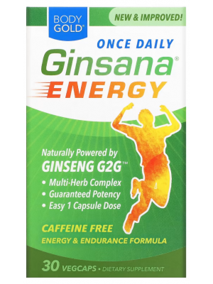 Биологически активные добавки BodyGold Ginsana Energy (30 капс.)