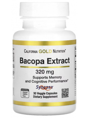 Биологически активные добавки California Gold Nutrition Bacopa Extract 320 mg (30 капс.)