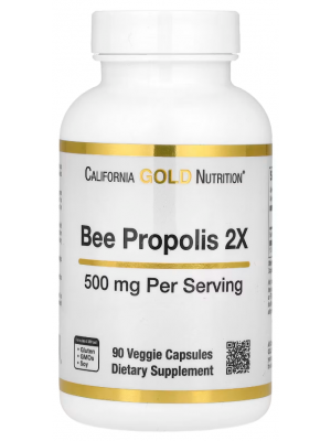 Повышение либидо и потенции California Gold Nutrition Bee Propolis 2X 500 mg (90 капс.)