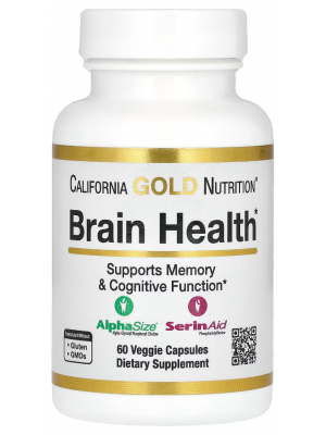 Биологически активные добавки California Gold Nutrition Brain Health (60 капс.)