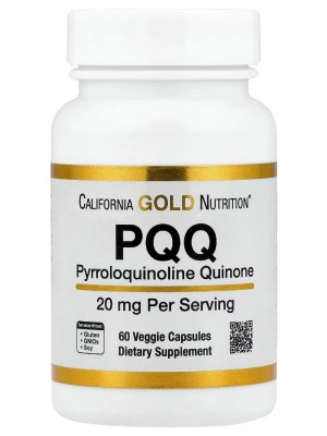 California Gold Nutrition PQQ 20 mg (60 капс.)