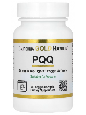 Биологически активные добавки California Gold Nutrition PQQ 20 mg. (30 капс.)