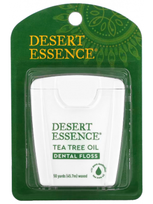 Зубные щетки, средства по уходу Desert Essence Dental Floss Tea Tree Oil (45,7 м)