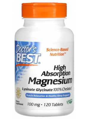 Минералы Doctor's Best High Absorption Magnesium (120 таб.)