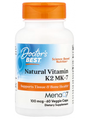 Отдельные витамины Doctor's Best Natural Vitamin K2 MK-7 (60 капс.)