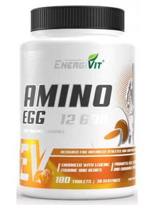 Комплексні амінокислоти EnergiVit Amino EGG 12600 (180 таб.)