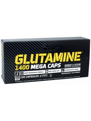 L - глютамин Olimp Nutrition Glutamine 1400 Mega Caps (120 капс.)