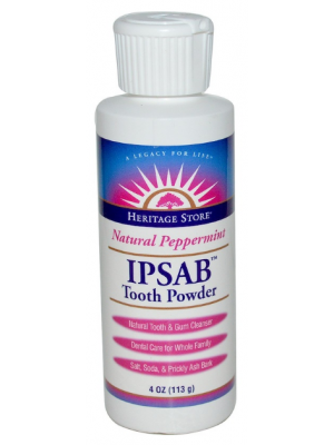 Зубная паста, зубной порошок Heritage store IPSAB Tooth powder ( 113 гр.)