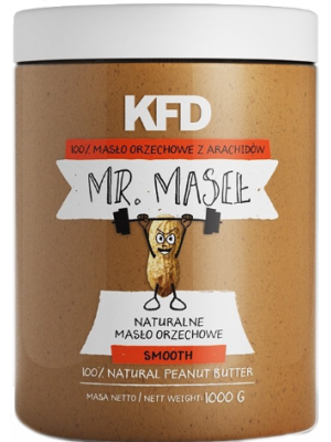 Арахисовая паста KFD Nutrition Peanut Butter Smooth 100% (1000 гр.)