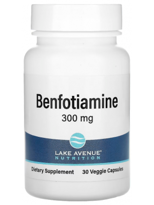 Отдельные витамины Lake Avenue Nutrition Benfotiamine 300 mg (30 капс.)