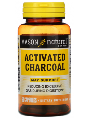 Биологически активные добавки Mason Natural Active Charcoal (60 капс.)