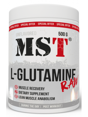 L - глютамин MST L-Glutamine Raw (500 гр.)