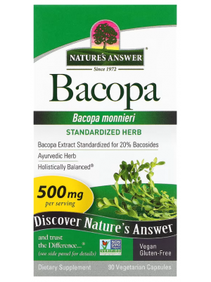 Биологически активные добавки Natures Answer Bacopa Monnieri (90 капс.)
