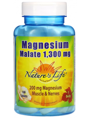 Минералы Nuture's Life Magnesium Malate 1300 mg (100 таб.)