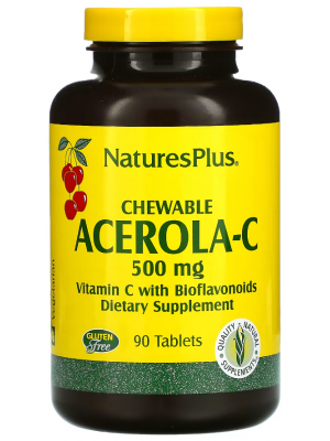 Отдельные витамины NuturesPlus Acerola-C 500 mg with Bioflavonoids (90 таб.)