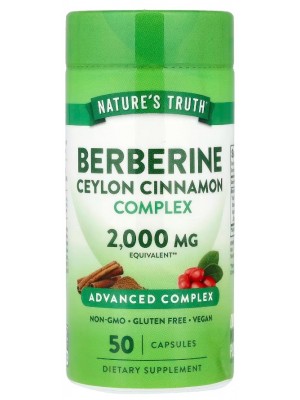 Биологически активные добавки Nature's Truth Berberine Ceylon Cinnamon Complex 2000 mg (50 капс.)
