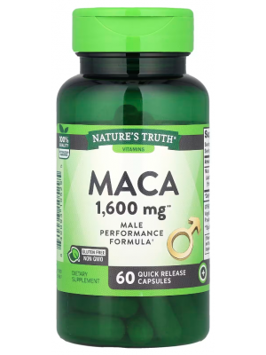 Повышение либидо и потенции Nature's Truth Maca 1600 mg (60 капс.)