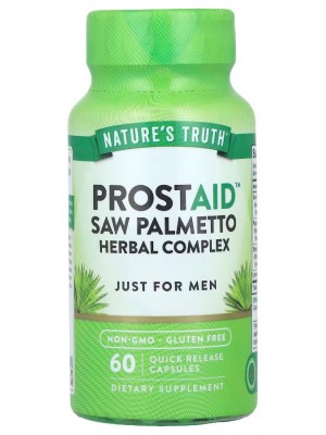 Повышение либидо и потенции Nature's Truth Prostaid Saw Palmetto Herbal Complex (60 капс.)