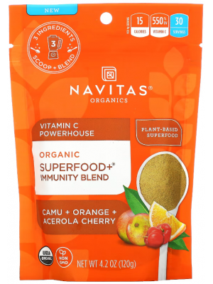 Отдельные витамины Navitas Organic Superfood + Immunity Blend (120 гр.)