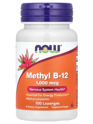 Отдельные витамины NOW B-12 1000 mcg (100 таб.)