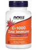 Отдельные витамины NOW C-1000 Zinc Immune (90 капс.)