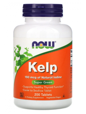Минералы NOW Kelp 150mcg (200 таб.)