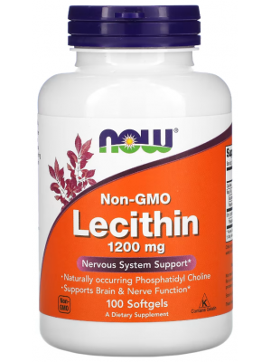 Лецитин NOW Lecithin 1200 mg (100 капс.)