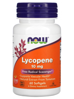 Биологически активные добавки NOW Lycopene 10 mg (60 капс.)