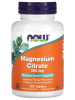 Минералы NOW Magnesium Citrate 200mg. (100 таб.)