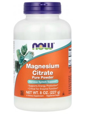 Минералы NOW Magnesium Citrate Pure Powder (227 гр.)