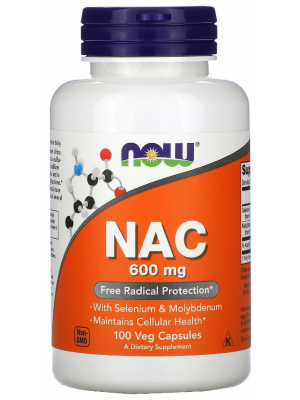 Биологически активные добавки NOW NAC 600MG (100 таб.)