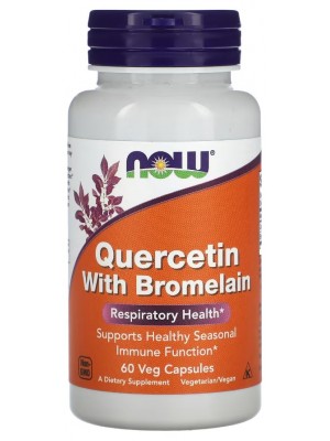 Биологически активные добавки NOW Quercetin with Bromelain (60 капс.)