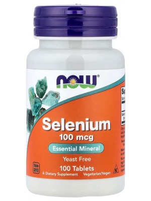 Минералы NOW Selenium 100 mcg (100 таб.)