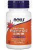 Отдельные витамины NOW Vitamin D3 5000 IU (120 капс.)