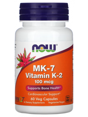 Отдельные витамины NOW Vitamin K2 MK-7 100 mcg (60 капс.)