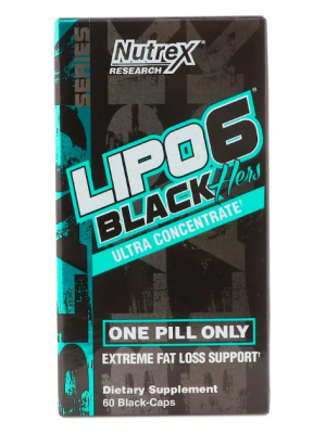 Жироспалювачі Nutrex Lipo 6 Black Hers (60 капс.)