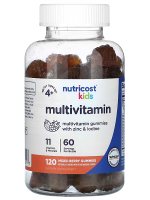 Мультивитамины Nutricost Kids Multivitamin (120 gum.)