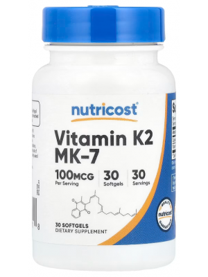 Отдельные витамины Nutrricost Vitamin K2 MK-7 100 mcg (30 софт.)