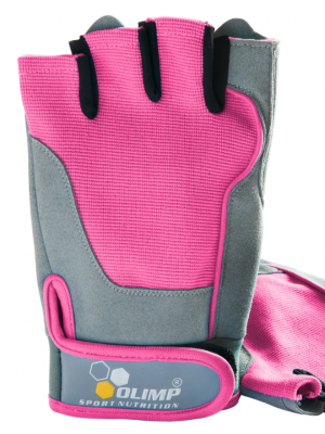 Перчатки Olimp Nutrition Fitness One (Pink-Grey) (1 пара.)