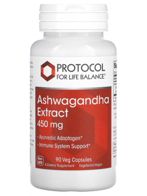 Тестобустеры Protocol For Life Balance Ashwagandha Extract 450 mg (90 капс.)