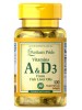 Отдельные витамины Puritan's Pride A & D3 (100 капс.)