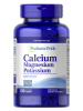 Минералы Puritan's Pride Calcium Magnesium Potassium (100 таб.)