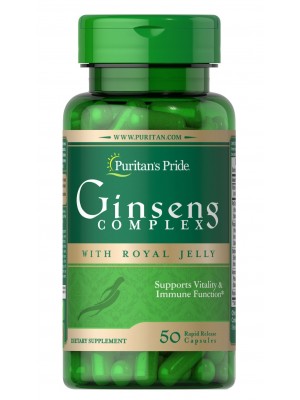 Puritan's Pride Ginseng Complex with Royal Jelly (50 капс.)