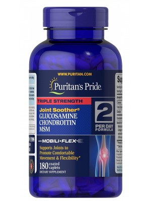 Puritan's Pride Glucosamine Chondroitin MSM Triple Strength (180 таб.)