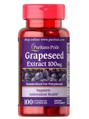 Puritan's Pride Grapeseed Extract 100mg (100 капс.)