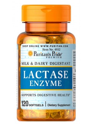 Пробиотики и ферменты Puritan's Pride Lactase Enzyme (120 капс.)